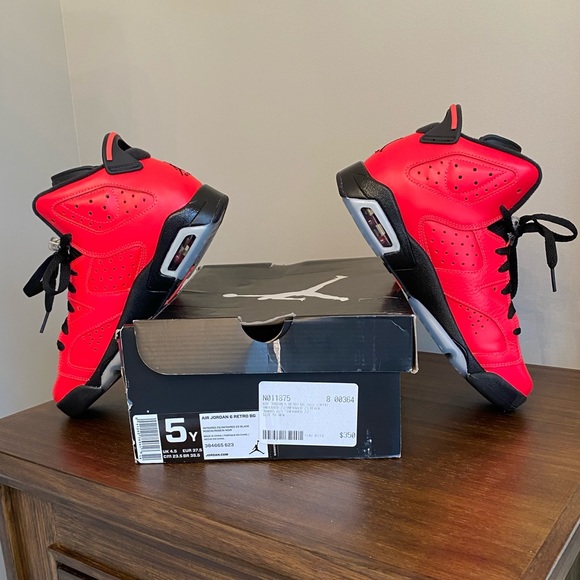 Nike Air Jordan 6 Retro BG (GS) “Infrared 23” - Picture 3 of 8